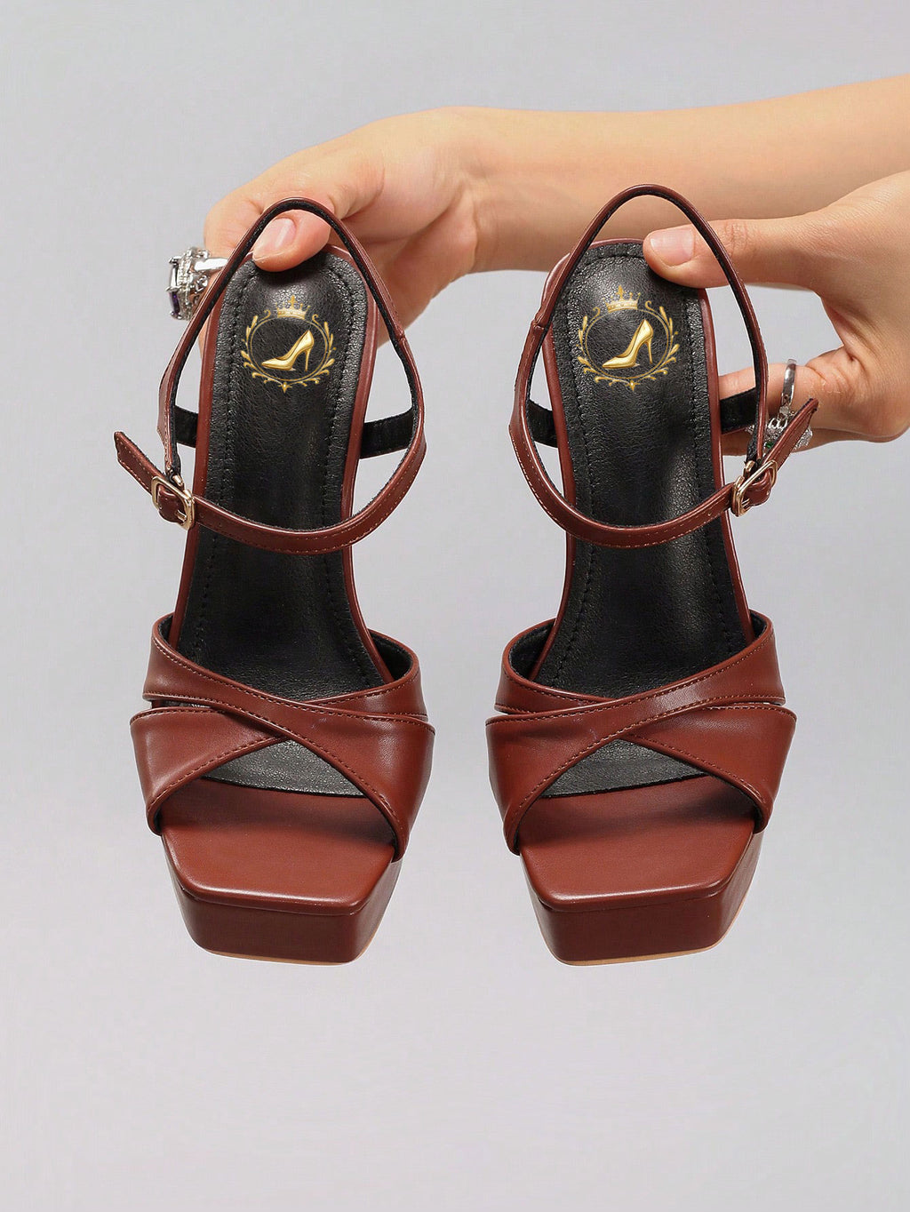 Spring/Summer Women's Platform High Heel Sandals, Open Toe Sexy Dress Shoes For Party, Fashion Stilettos