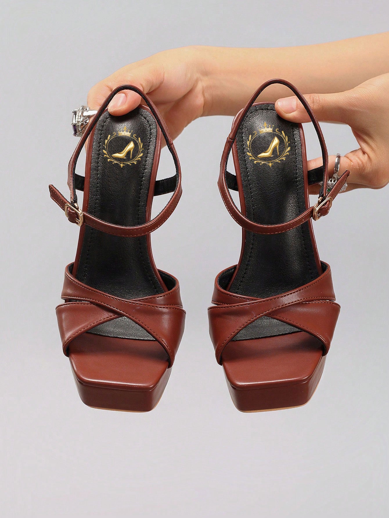 Spring/Summer Women's Platform High Heel Sandals, Open Toe Sexy Dress Shoes For Party, Fashion Stilettos