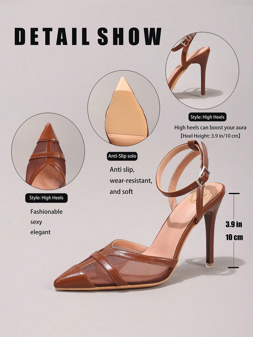 Fashionable Lace Patchwork High Heel Shoes, Sexy Pointed Toe Super High Heel Party Pumps, Black Stiletto Sandals For Women,Red Bottoms Heels